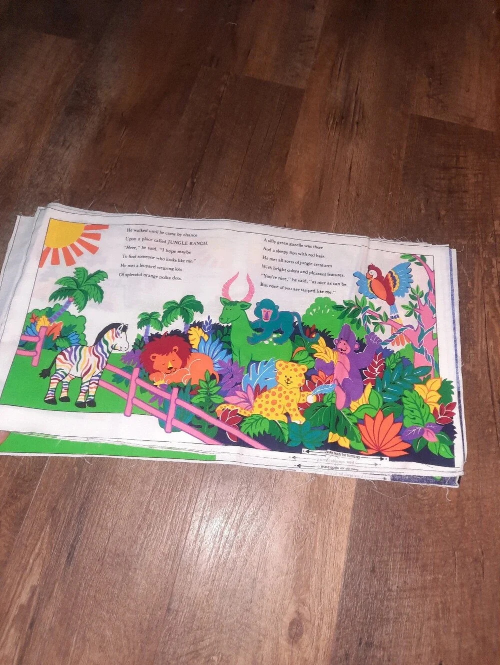 The Rainbow Zebra Fabric